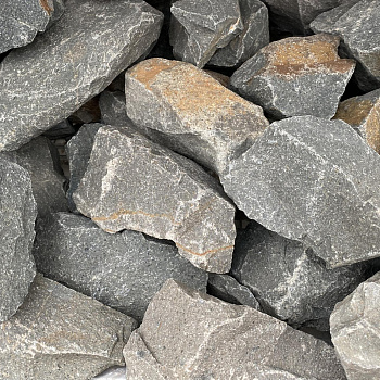 Бутовый камень андезит зеленый фр. 10-20 см