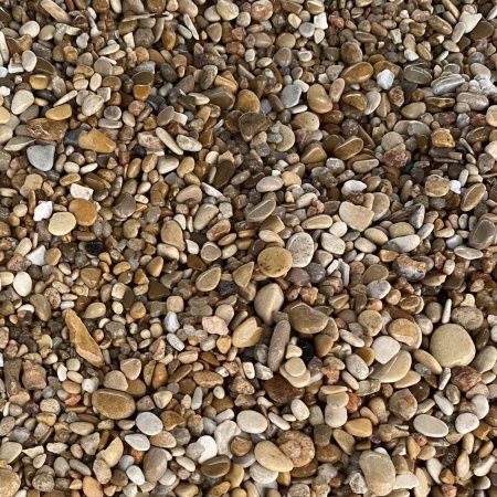 Галька каспийская "Медовая" фр. 5-10 мм для каменного ковра