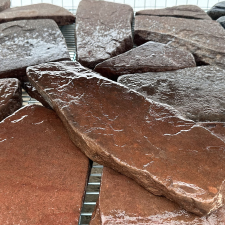 Плитняк  галтованный терракотовый толщ. 30 мм