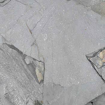 Плитняк сланец дикий графит черный (крупный формат) толщ. 15-25 мм