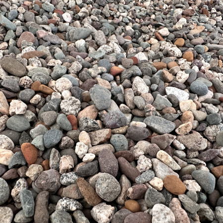 Галька речная разноцветная фр. 5-10 мм