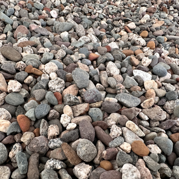 Галька речная разноцветная фр. 5-10 мм
