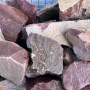 Бутовый камень кварцит "Малиновый" фр. 20-40 см