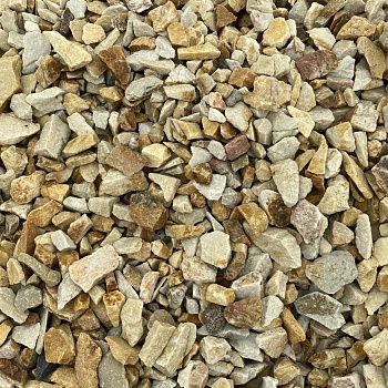 Каменная крошка кварцит "Кремовый" фр. 10-20 мм