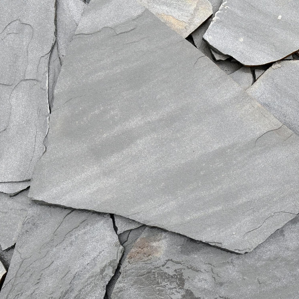 Плитняк песчаник дикий серо-синий толщ. 15 мм