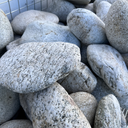 Валун речной белый "Альбинос" фр. 20-40 см