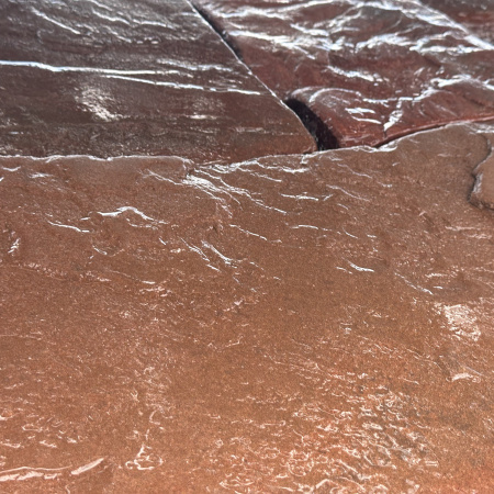 Плитняк  галтованный терракотовый толщ. 30 мм