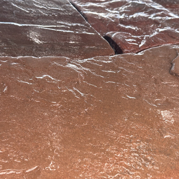 Плитняк  галтованный терракотовый толщ. 30 мм